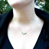 Duck Mom and Baby Silhouette Necklace