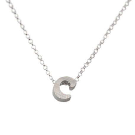 Initial Necklace - C