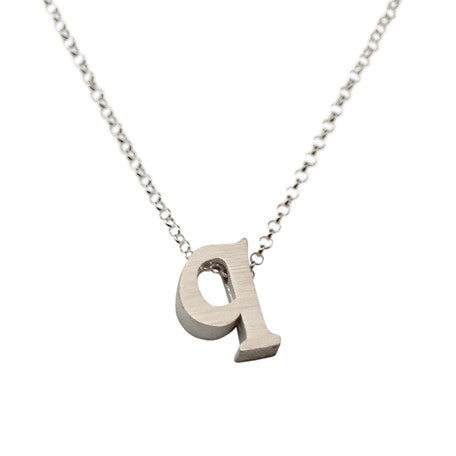 Initial Necklace - Q