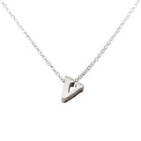 Initial Necklace - V