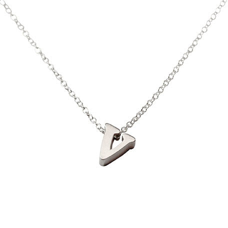 Initial Necklace - V