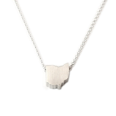 Ohio Silhouette Necklace