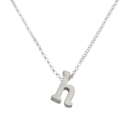 Initial Necklace - H