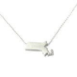 Massachusetts Silhouette Necklace