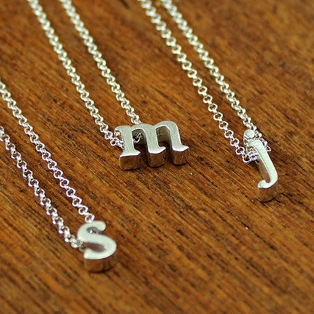 Just For You Initial Necklace — Letter Z