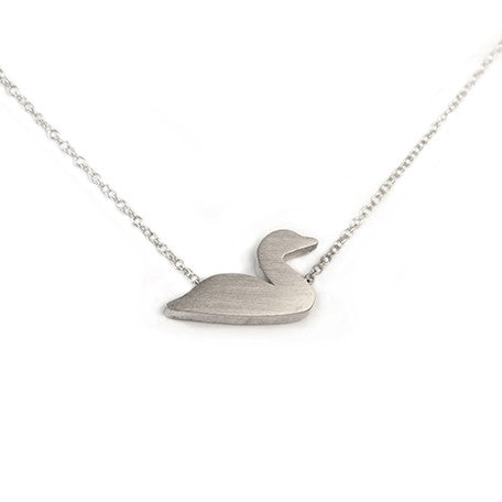 Loon Silhouette Necklace