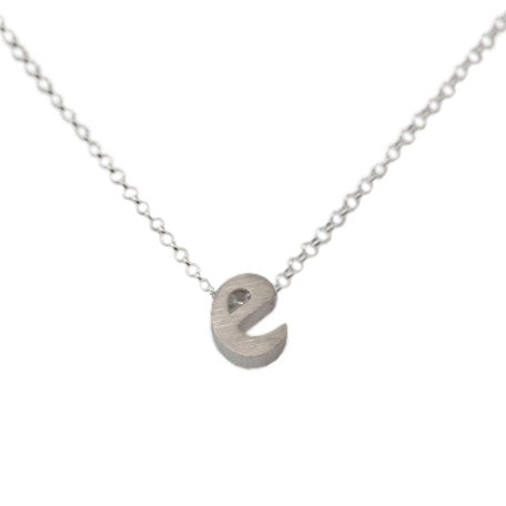Initial Necklace - E