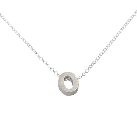 Initial Necklace - O