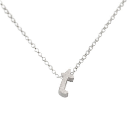 Initial Necklace - T