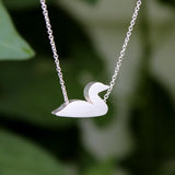 Loon Silhouette Necklace