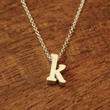 Initial Necklace - K