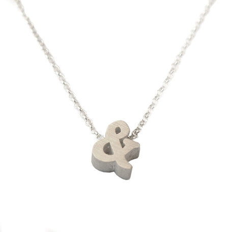 Ampersand (&) Necklace