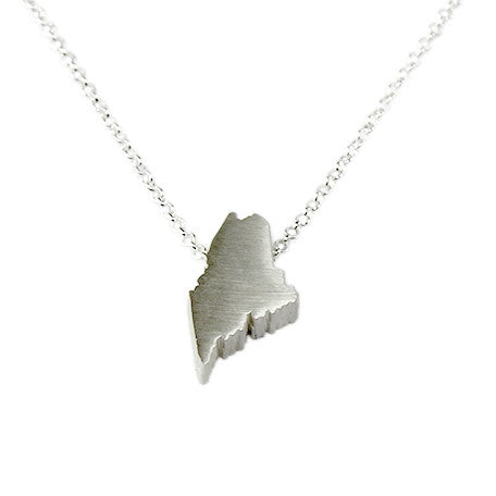Maine Silhouette Necklace