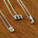 Initial Necklace - J