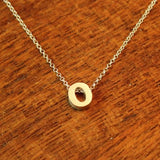 Initial Necklace - O